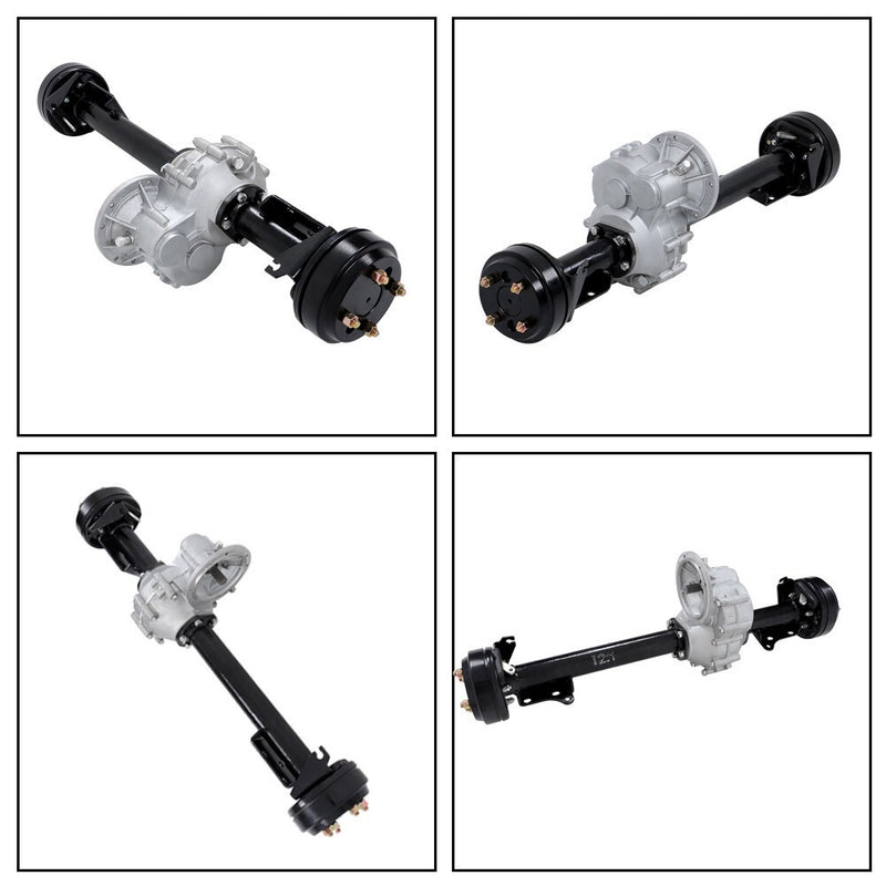 DURAFORCE EZGO Electric Golf Cart Rear Axle Assembly 73500G01 Schafer 12.44:1 1994-2022