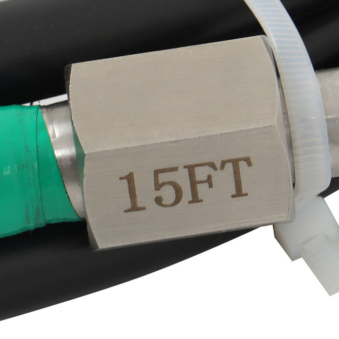 DURAFORCE 15ft Boat Steering Cable Rotary Wheel Outboard Steering System Kit