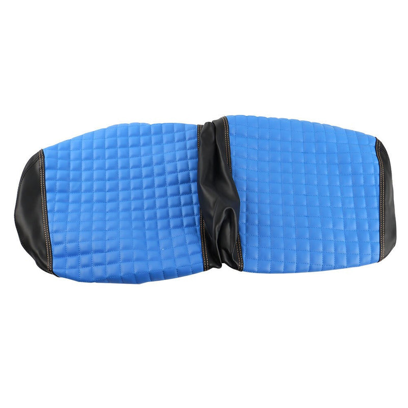 DURAFORCE Blue Golf Cart Vinyl Seat Cover Front & Rear for EZGO Club Car DS 2000-2013
