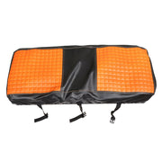 DURAFORCE Orange Diamond Stitch Seat Covers Front & Rear for Golf Cart EZGO Medalist TXT