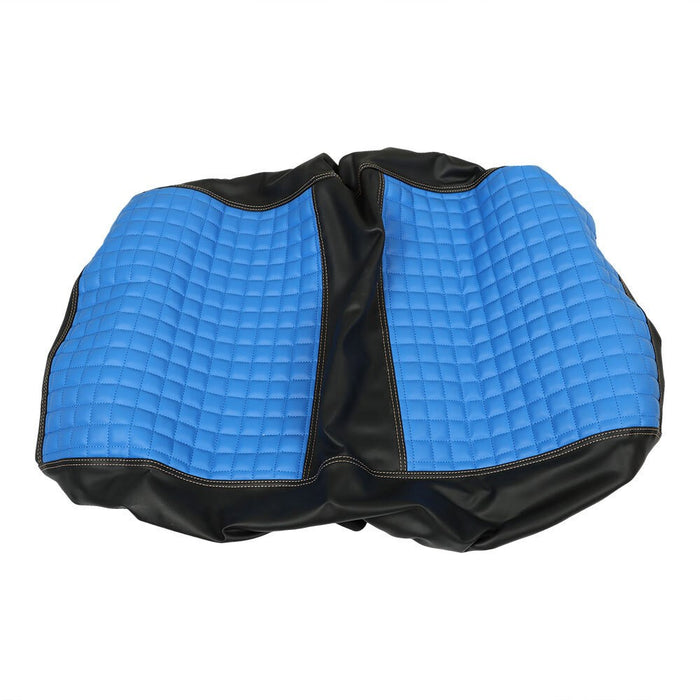 DURAFORCE Blue Golf Cart Front Seat Cover Diamond Stitch Club Car DS Vinyl
