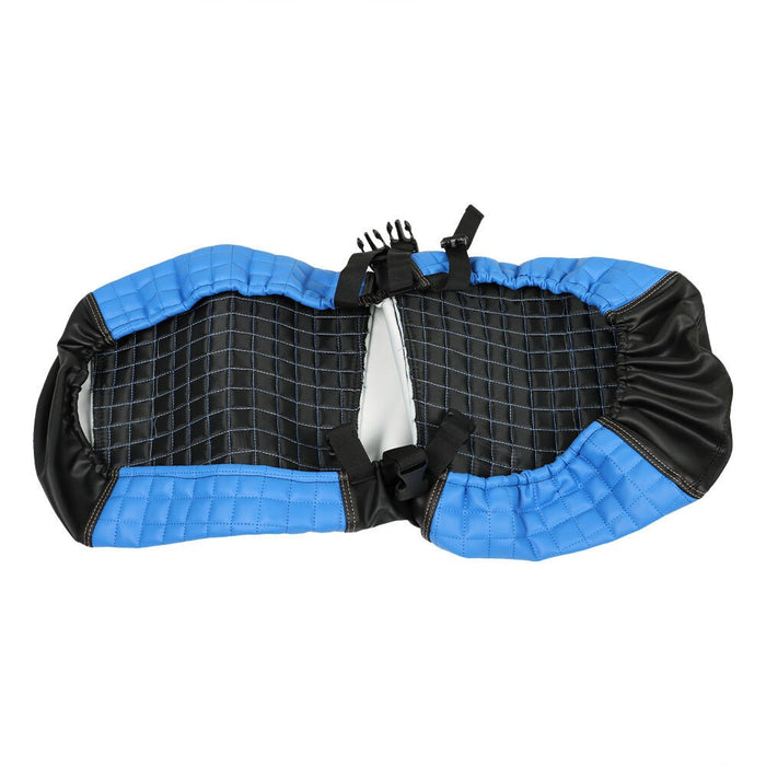 DURAFORCE Blue Golf Cart Front Seat Cover Diamond Stitch Club Car DS Vinyl