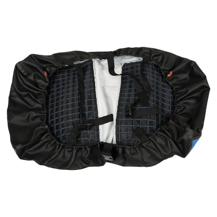 DURAFORCE Blue Golf Cart Front Seat Cover Diamond Stitch Club Car DS Vinyl