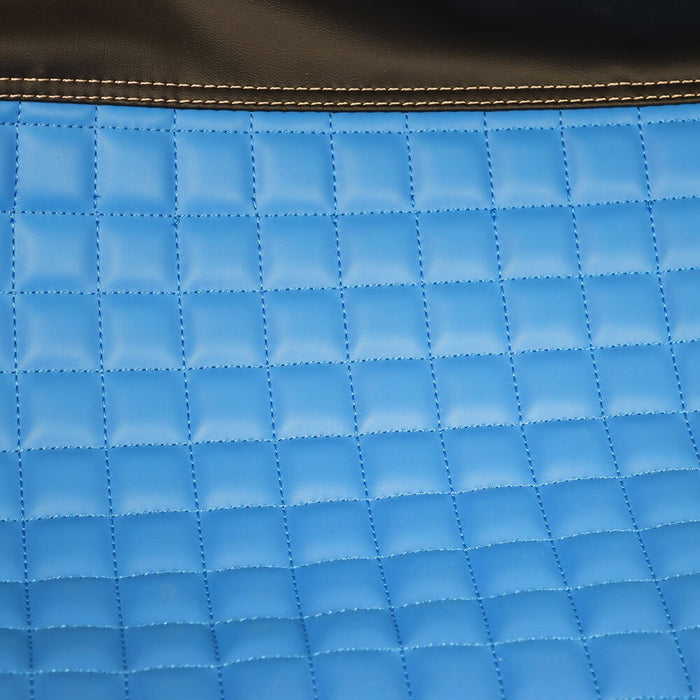 DURAFORCE Blue Golf Cart Front Seat Cover Diamond Stitch Club Car DS Vinyl