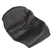 DURAFORCE Golf Cart Front Seat Cover Black Diamond Stitch EZGO Club Car Yamaha PVC