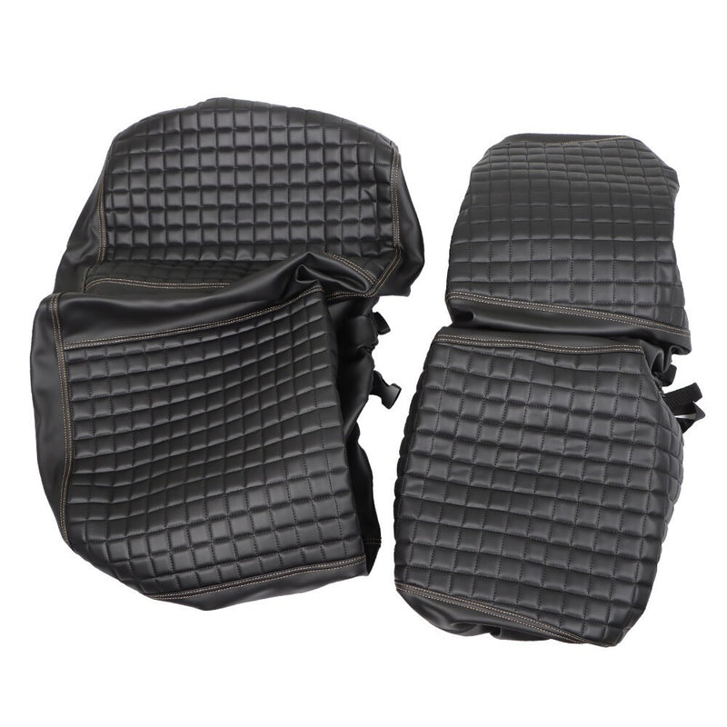 DURAFORCE Black Golf Cart Front Seat Cover Diamond Stitch Club Car DS New