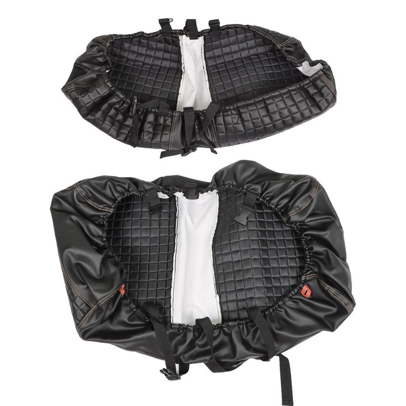 DURAFORCE Black Golf Cart Front Seat Cover Diamond Stitch Club Car DS New