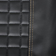 DURAFORCE Black Golf Cart Front Seat Cover Diamond Stitch Club Car DS New