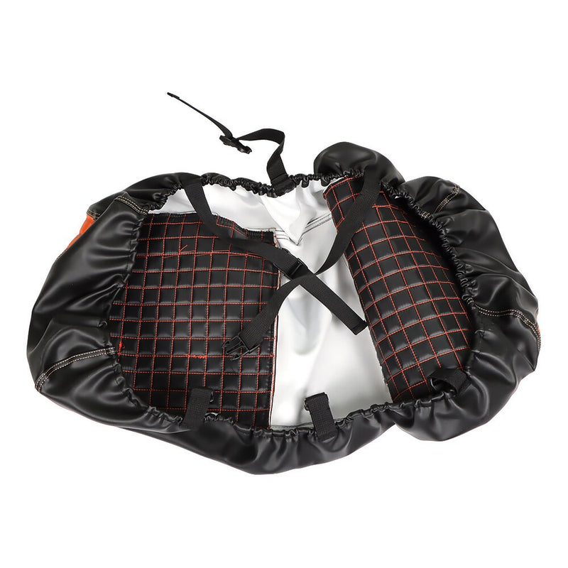 DURAFORCE Orange Front & Rear Seat Covers for Golf Cart E-Z-GO Medalist TXT 94-13