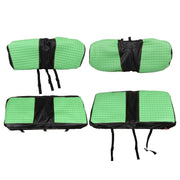 DURAFORCE Golf Cart Seat Covers Front & Rear for Club Car DS 2000.5-2013.5 Green
