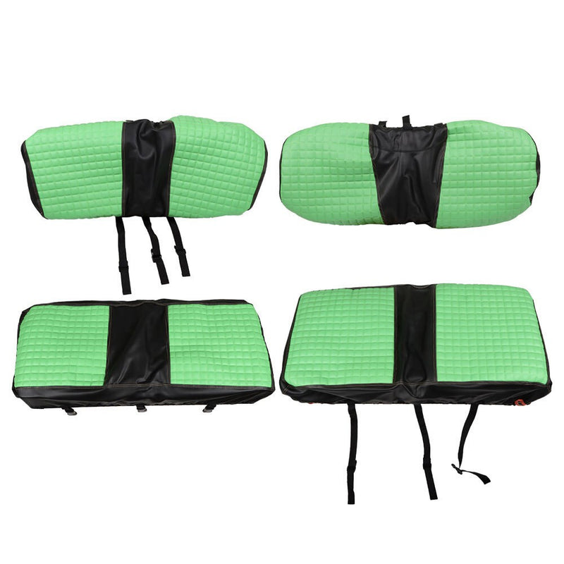 DURAFORCE Golf Cart Seat Covers Front & Rear for Club Car DS 2000.5-2013.5 Green