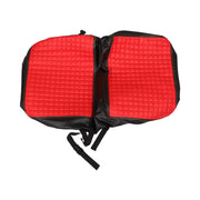 DURAFORCE Red 4PCS Front & Rear Seat Covers Diamond Stitch E-Z-GO Medalist TXT 94-13