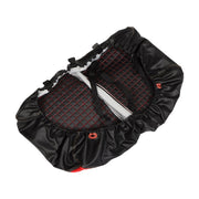 DURAFORCE Red 4PCS Front & Rear Seat Covers Diamond Stitch E-Z-GO Medalist TXT 94-13