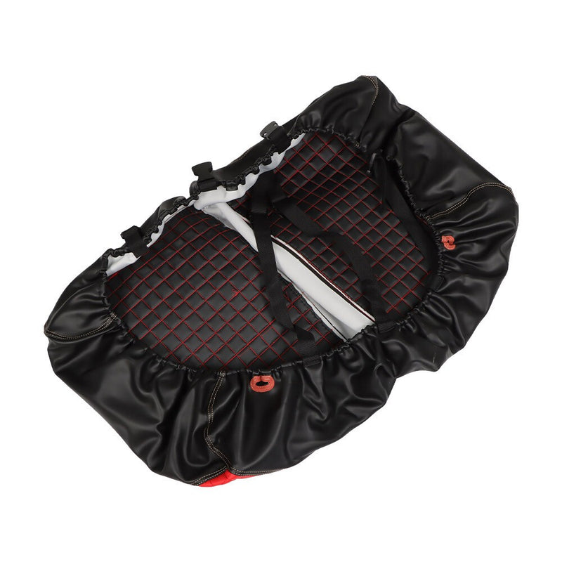 DURAFORCE Red 4PCS Front & Rear Seat Covers Diamond Stitch E-Z-GO Medalist TXT 94-13