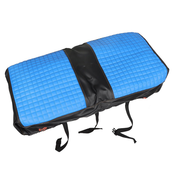 DURAFORCE 2PCS Blue Diamond Stitch Front Seat Covers for EZGO Medalist TXT 1994-2013