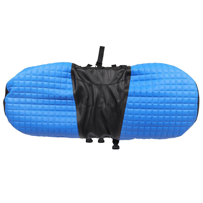 DURAFORCE 2PCS Blue Diamond Stitch Front Seat Covers for EZGO Medalist TXT 1994-2013