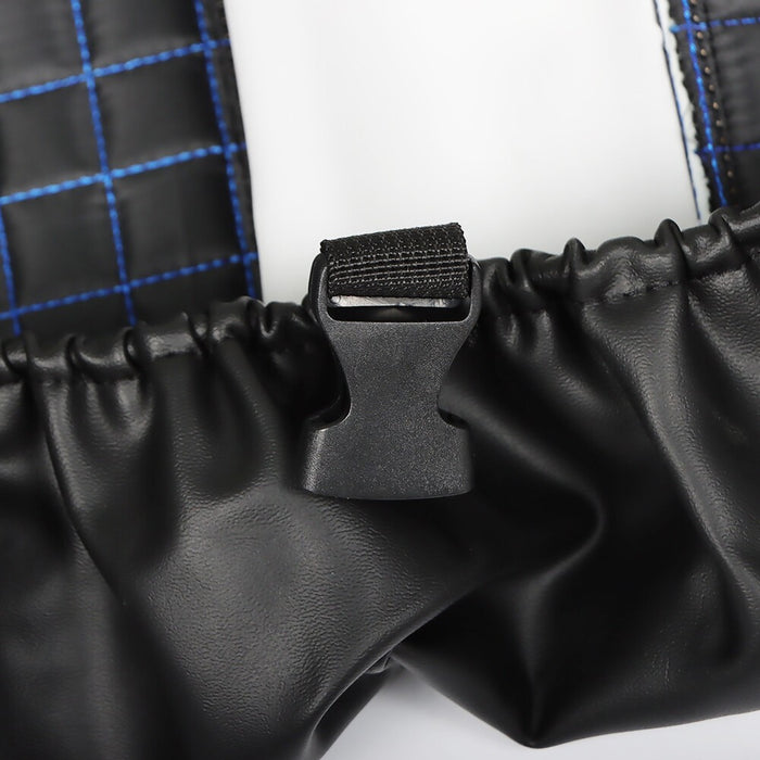 DURAFORCE 2PCS Blue Diamond Stitch Front Seat Covers for EZGO Medalist TXT 1994-2013