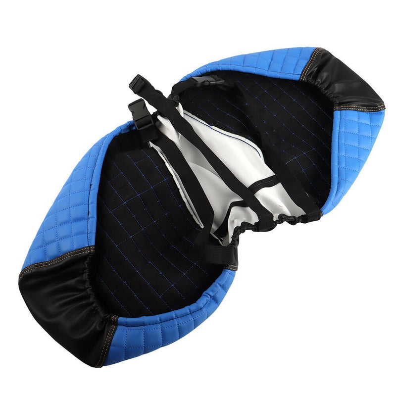 DURAFORCE Blue Vinyl Golf Cart Seat Cover for Club Car DS 2000.5-2013.5 Front & Rear