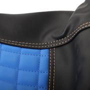 DURAFORCE Blue Vinyl Golf Cart Seat Cover for Club Car DS 2000.5-2013.5 Front & Rear