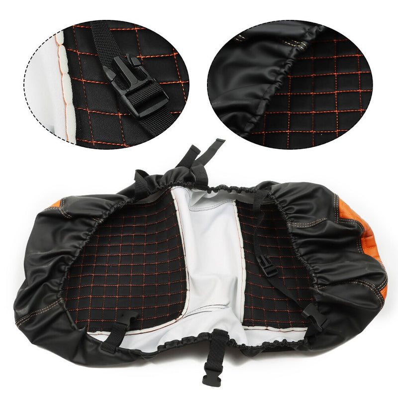 DURAFORCE Orange Golf Cart Vinyl Front & Rear Seat Covers for DRIVE/DRIVE 2 2007+