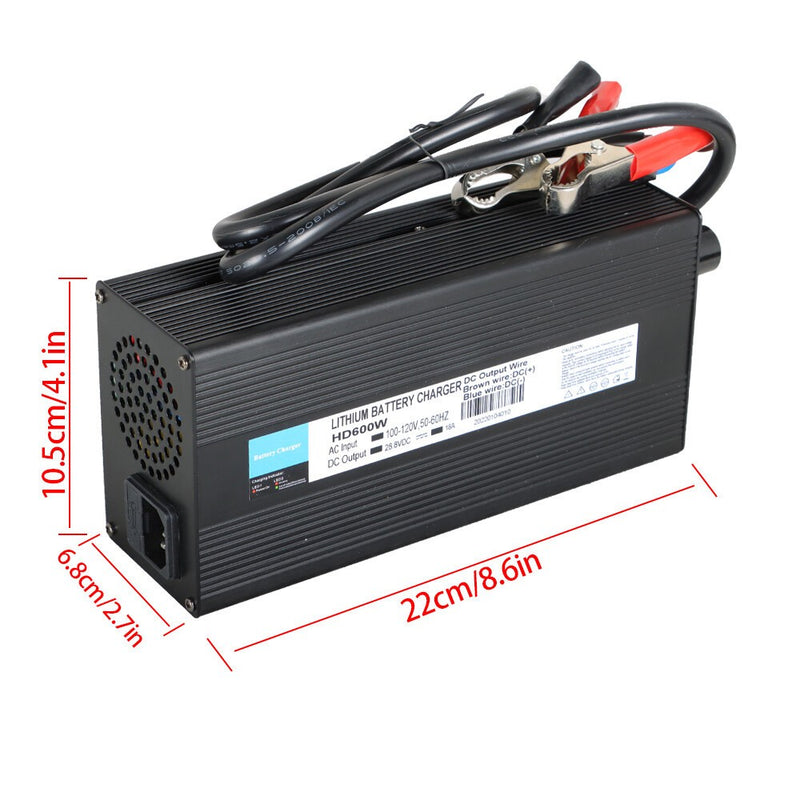 DURAFORCE 28.8V 18A Rechargeable LiFePO4 Lithium Deep Cycle Battery Charger Unused