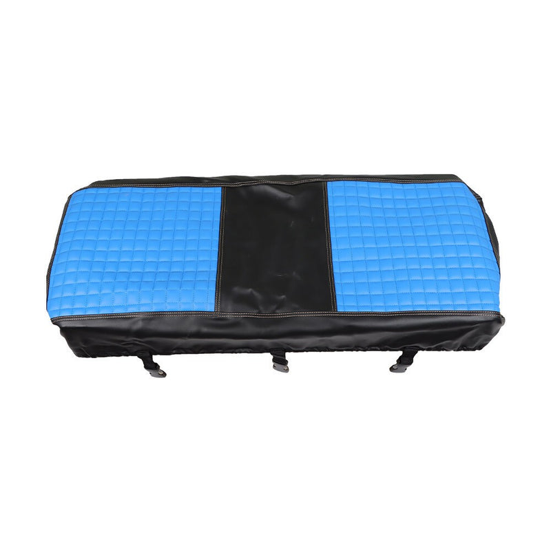 DURAFORCE EZGO Medalist TXT 94-13 Front & Rear Blue Black Diamond Stitch Seat Covers