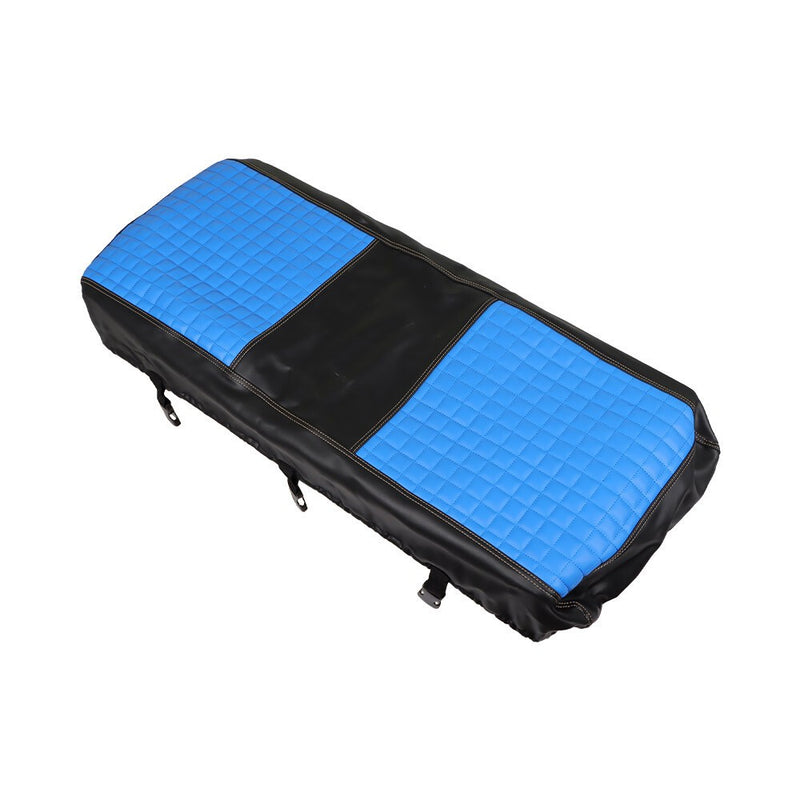 DURAFORCE EZGO Medalist TXT 94-13 Front & Rear Blue Black Diamond Stitch Seat Covers