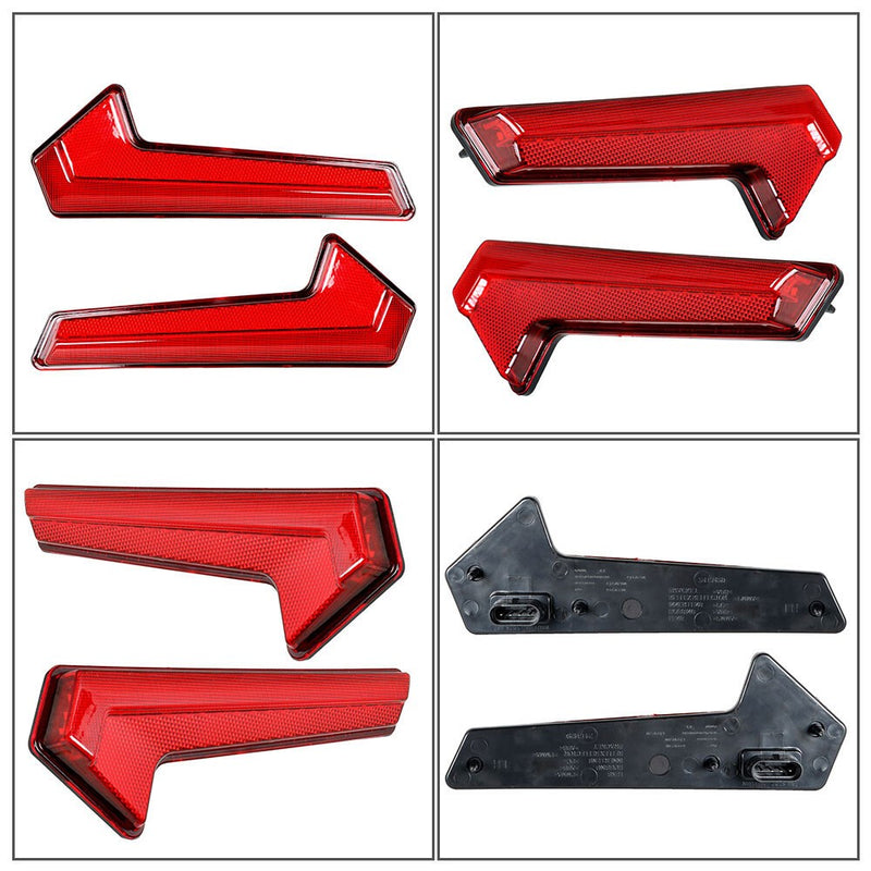DURAFORCE Polaris RZR XP 4 Turbo 2020-2021 Red LED Tail Light Replacement Fit
