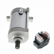 DURAFORCE New ATV Starter & Relay Solenoid for Yamaha Grizzly 660 YFM660FA 2002-2008