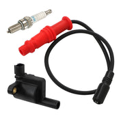 DURAFORCE Ignition Coil Wire Cap & Spark Plug for Polaris Ranger 500 Crew 4x4 2008-2013