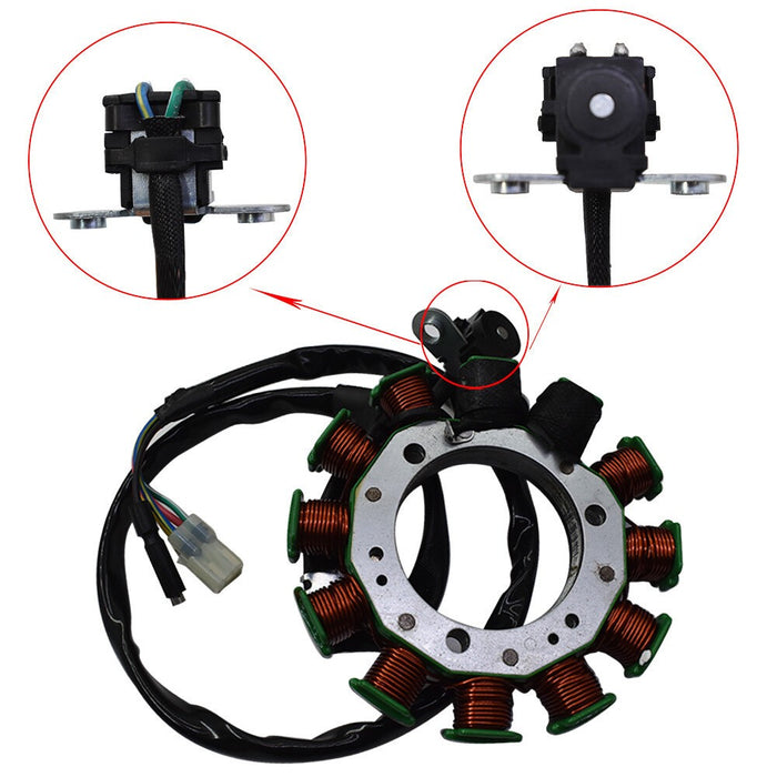 DURAFORCE 1999-2008 Honda TRX400EX Stator & Gasket Magneto ATV Sportrax Replacement Parts