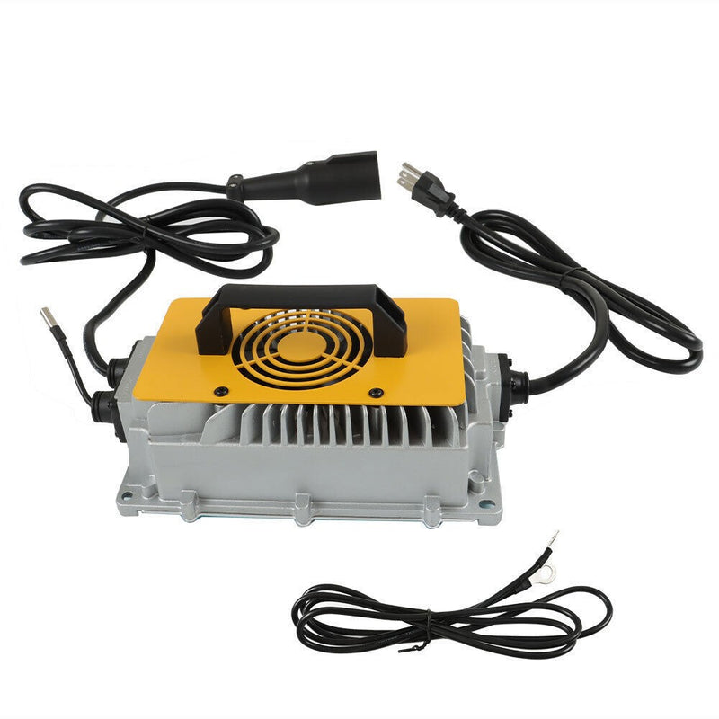 DURAFORCE Waterproof 48V 18A Battery Charger for Club Car Golf Cart with Cable Fit