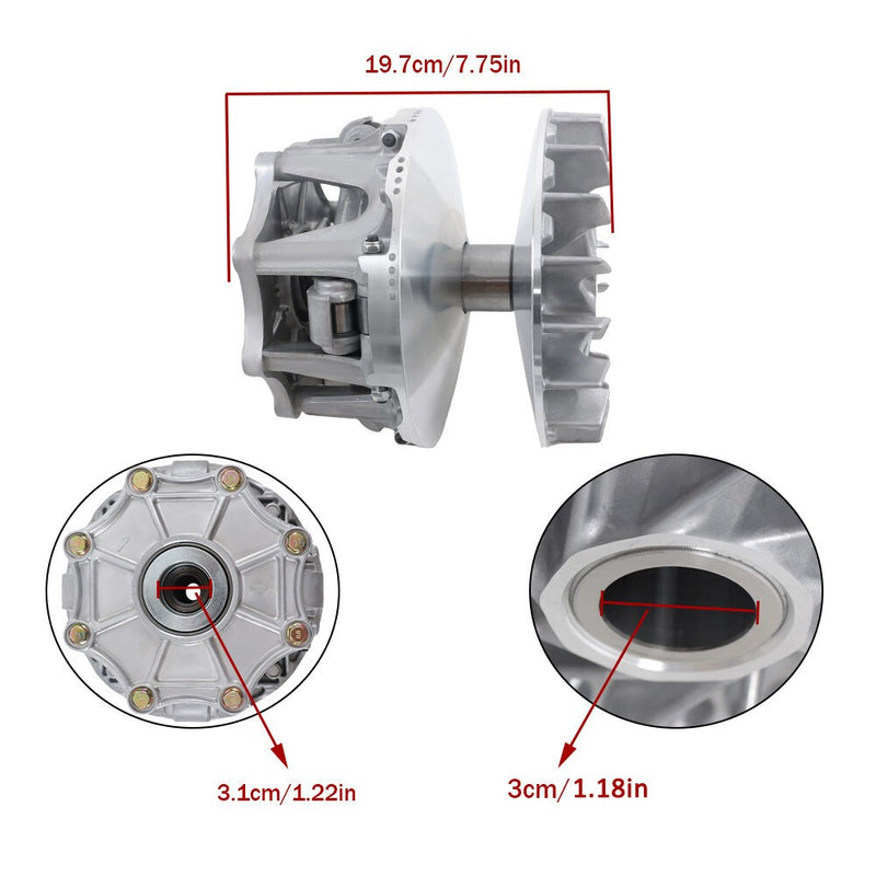 DURAFORCE New Primary Clutch & Puller for 2008-2013 Kawasaki Teryx 750 KRF750 2-Seater