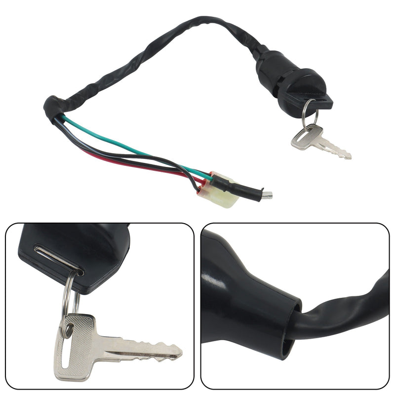 DURAFORCE Ignition Key Switch for Honda TRX400EX TRX250TE 1999-2004 Sportrax