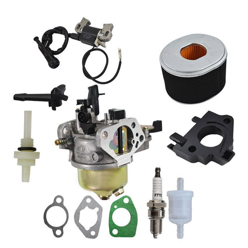 DURAFORCE GX390 13HP Carburetor Kit with Ignition Coil, Spark Plug & Air Filter for Honda