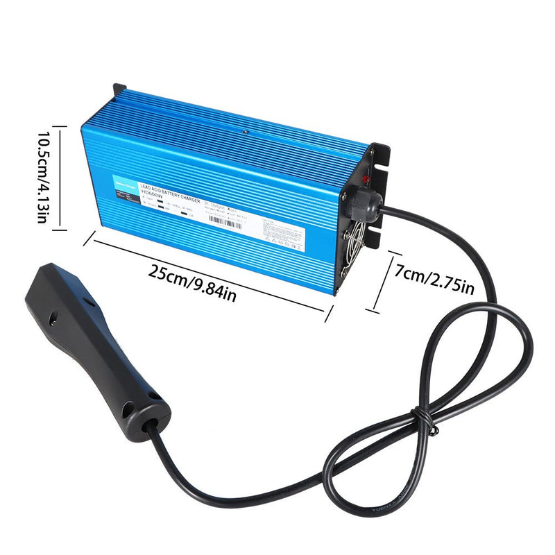 DURAFORCE 48V 10A Golf Cart Battery Charger for EZGO RXV TXT with Trickle Charge