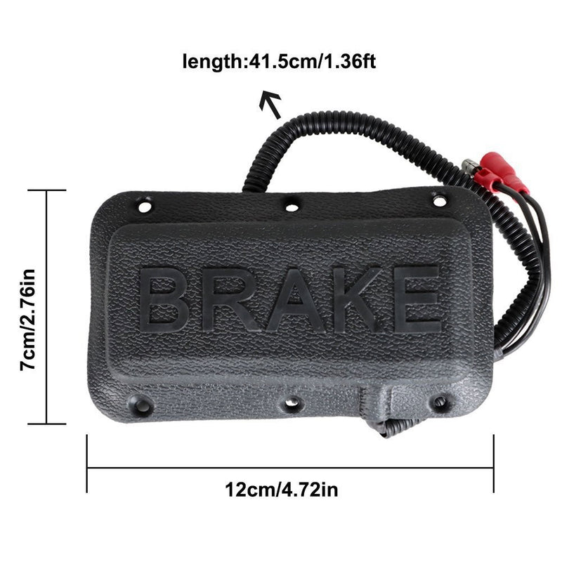 DURAFORCE Golf Cart Brake Light Switch & Brake Pad for Club Car, EZGO, Yamaha
