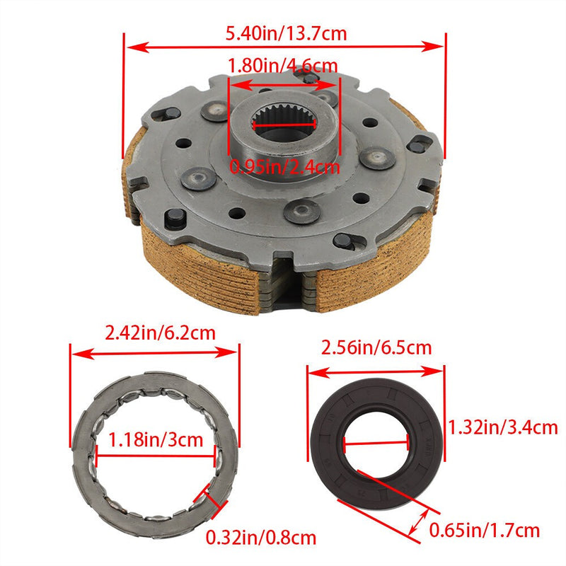 DURAFORCE Wet Clutch Shoe for Bennche Bighorn 500 700 700HD 700X-HD MSU-500 MSU-700