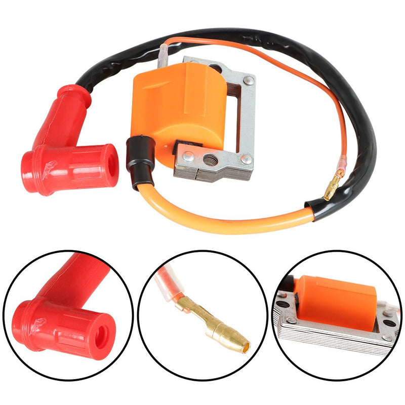 DURAFORCE Golf Cart Ignition Coil CDI Box Spark Plug Yamaha G1 Gas 1979-1986 2 Cycle