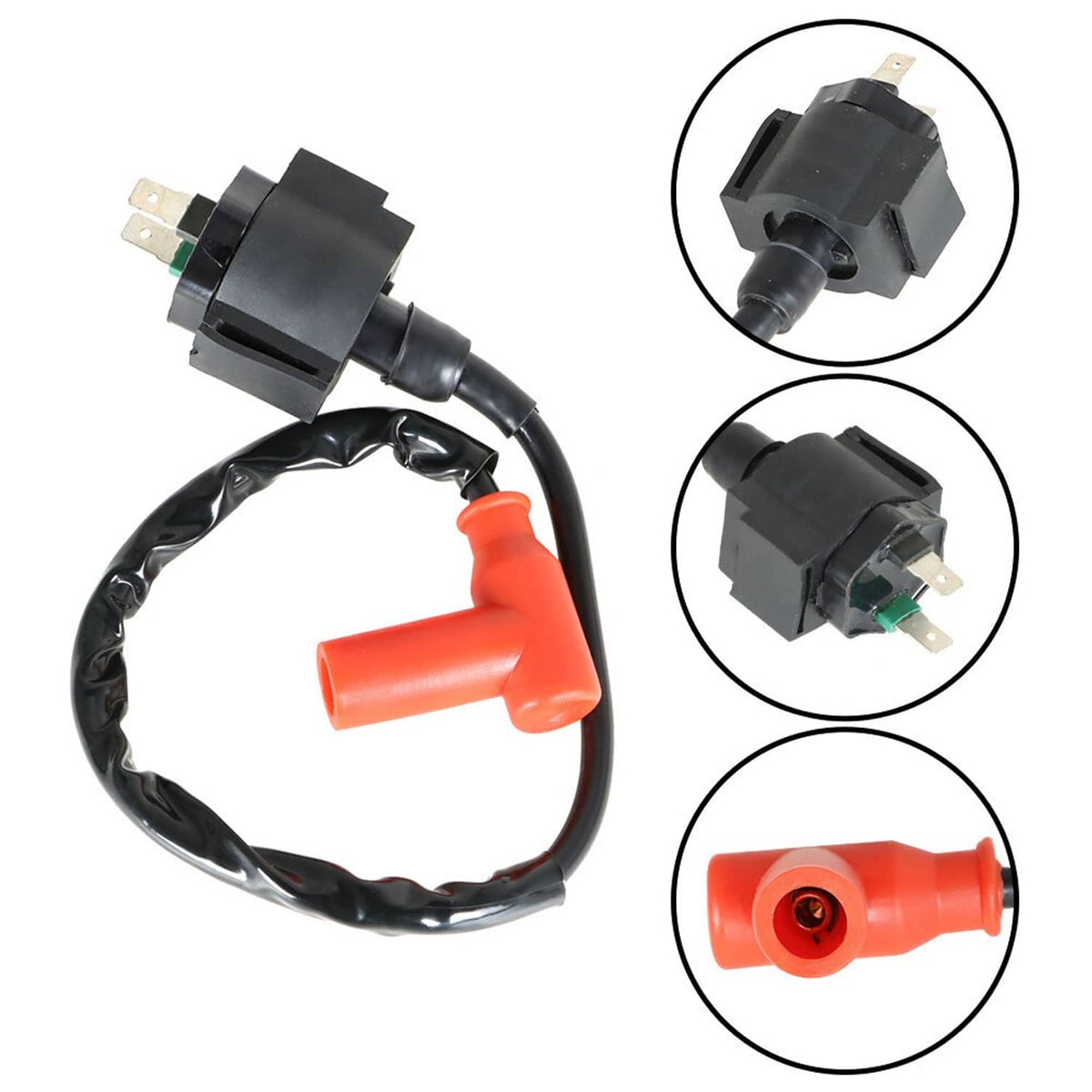 Honda FourTrax Foreman 400 TRX400FW 4x4 Ignition Coil Spark Plug CDI B ...