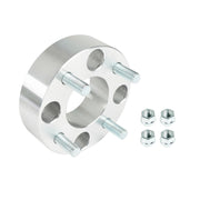 DURAFORCE EZ Go Golf Cart 4Pcs 1.5" 4x4 Silver Wheel Spacers 62mm Bore Club Car