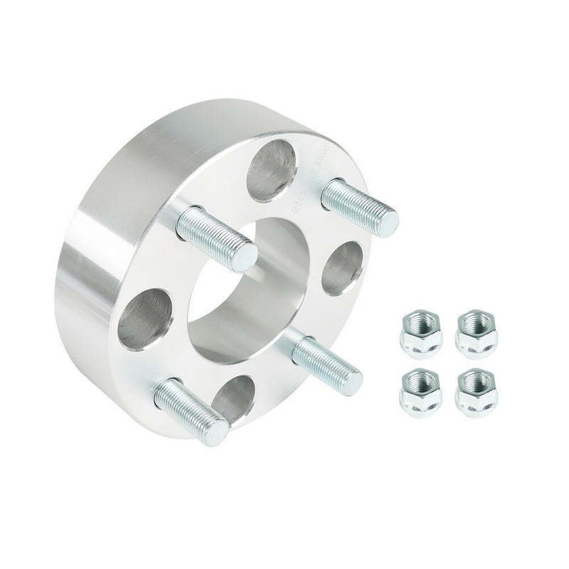 DURAFORCE EZ Go Golf Cart 4Pcs 1.5" 4x4 Silver Wheel Spacers 62mm Bore Club Car