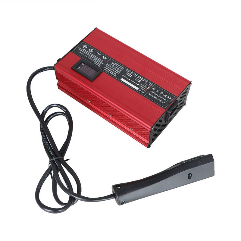 DURAFORCE 48V 10A Golf Cart Battery Charger for EZGO RXV TXT 3-Pin Triangle Plug