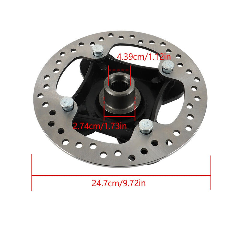 DURAFORCE Polaris RZR XP 1000 2014-2017 Front & Rear Wheel Hub Rotor with Studs