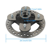 DURAFORCE Polaris RZR XP 1000 2014-2017 Front & Rear Wheel Hub Rotor with Studs