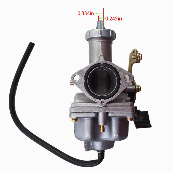 DURAFORCE Carburetor 16100-HM8-B61 for Honda TRX 250EX 2001-2018 New Replacement Carb