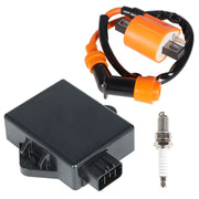 DURAFORCE Ignition Coil Spark Plug CDI for Polaris Trail Boss 325 2000-2002 Parts