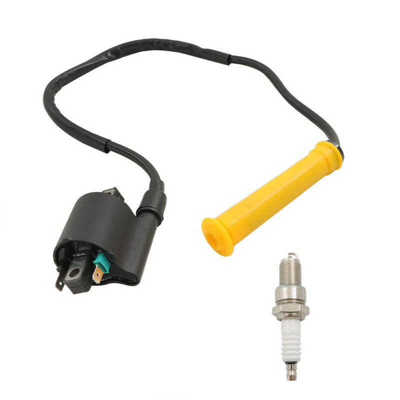 DURAFORCE Honda Rancher 420 Ignition Coil & Spark Plug Cap 2007-2013 ATV 30510-HP5-601
