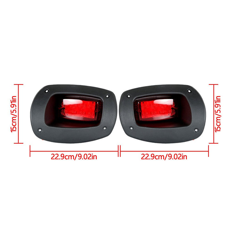 DURAFORCE EZGO RXV LED Tail Light Assemblies 2008-2015 Golf Cart Replacement Parts