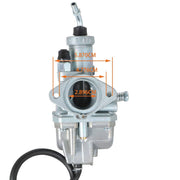 DURAFORCE Carburetor & Throttle Cable 3FA-14101-02-00 YFA1 Carb for Yamaha Breeze 125
